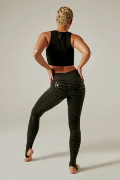 Back In Stock Creatures Of XIX Gecko Grip Leggings - Black