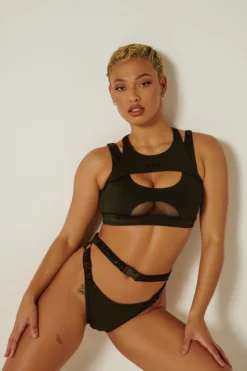 Creatures Of XIX Buckle Up Bottoms - Black All Pole Wear