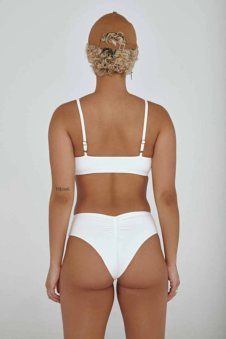 Creatures Of XIX The Hills Bottoms - Ribbed White All Pole Wear