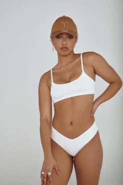 Creatures Of XIX The Hills Top - Ribbed White All Pole Wear