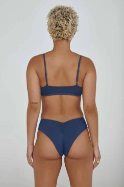 Creatures Of XIX The Hills Raree Top - Ribbed Navy All Pole Wear