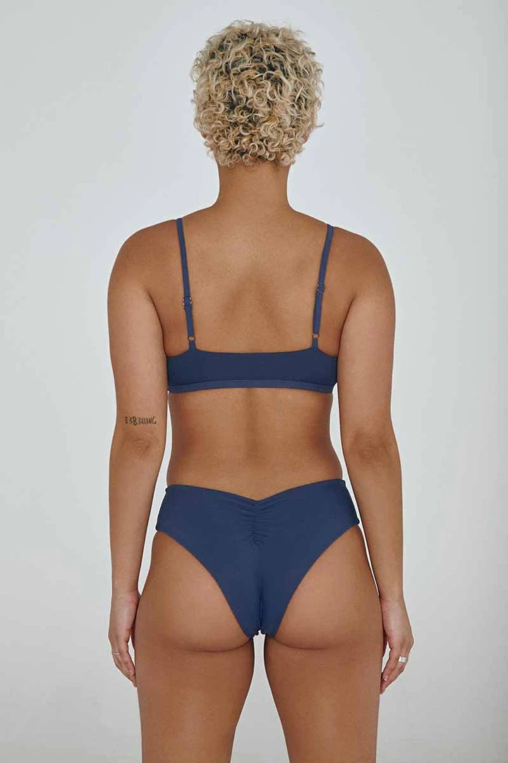 Creatures Of XIX The Hills Raree Top - Ribbed Navy All Pole Wear