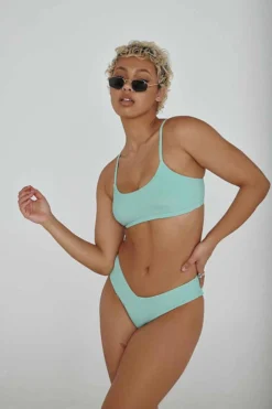 Creatures Of XIX The Hills Bottoms - Ribbed Mint All Pole Wear