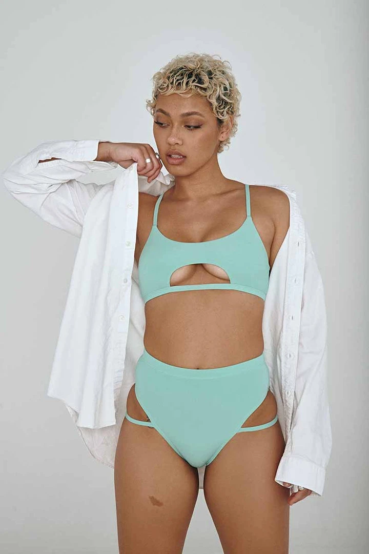 Creatures Of XIX LA Bottoms - Ribbed Mint