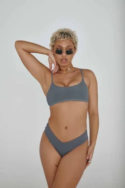 Creatures Of XIX The Hills Top - Ribbed Dark Grey All Pole Wear