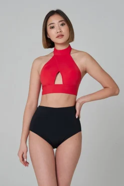 Shark Polewear High Waist Shorts - Black All Pole Wear