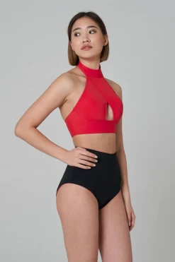 Shark Polewear High Waist Shorts - Black All Pole Wear