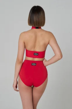 All Pole Wear Shark Polewear High Waist Shorts - Red