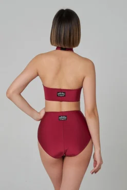 All Pole Wear Shark Polewear High Waist Shorts - Wine