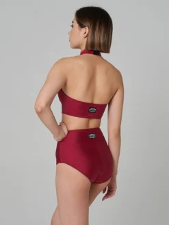 All Pole Wear Shark Polewear High Waist Shorts - Wine