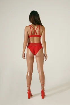 All Pole Wear Creatures Of XIX Classique Waspie Bottoms - Red