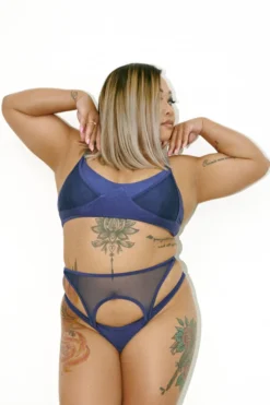 Creatures Of XIX Classique Waspie Bottoms - Navy All Pole Wear