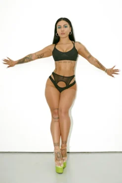 Creatures Of XIX Classique Triangle Bralette - Black Most Loved