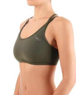 Dragonfly Nicole Top - Khaki All Pole Wear