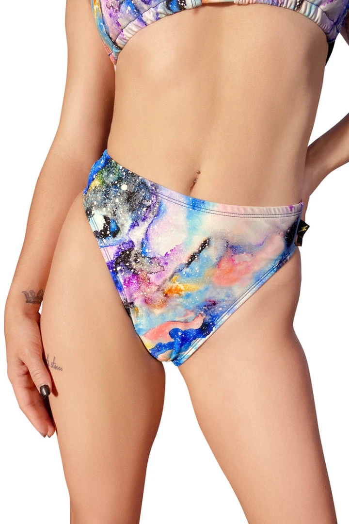 Cleo The Hurricane High Rider Hot Pants - Galaxy