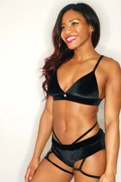 Shimmy & Sparkle Rio Top - Black All Pole Wear