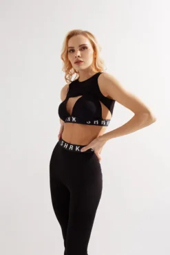 All Pole Wear Shark Polewear America Top - Black