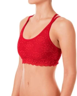 All Pole Wear Dragonfly Nicole Top - Lace Red