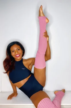 Pole Junkie Thigh High Legwarmers - Dusty Pink Accessories