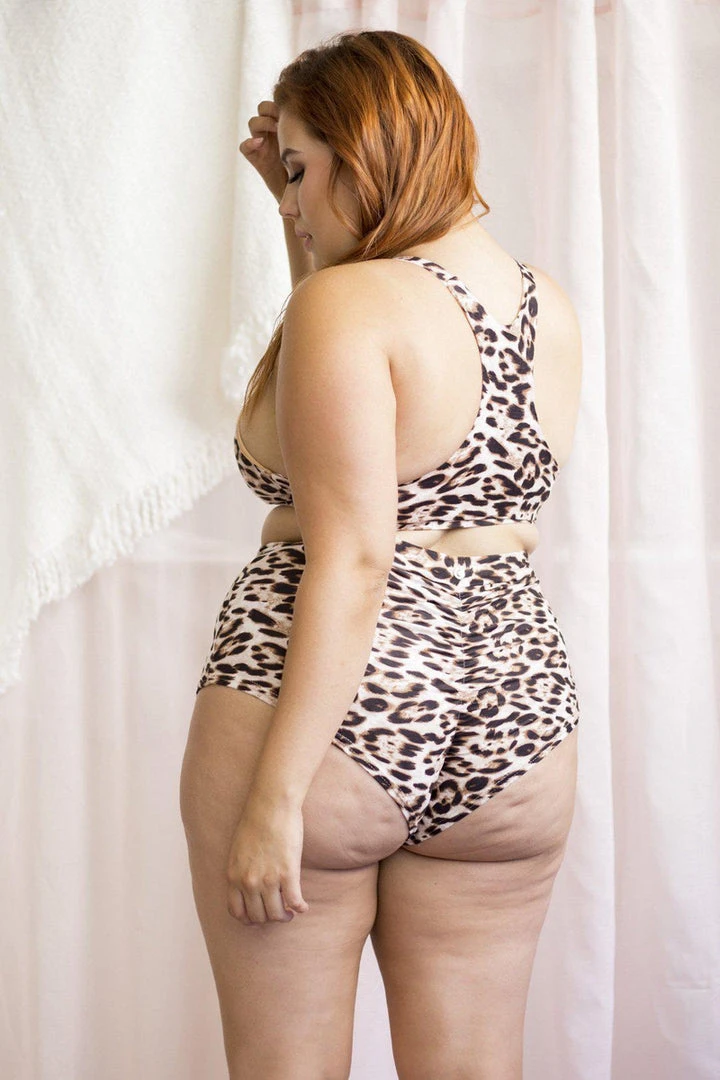 Lunalae Mali Top - Tan Leopard