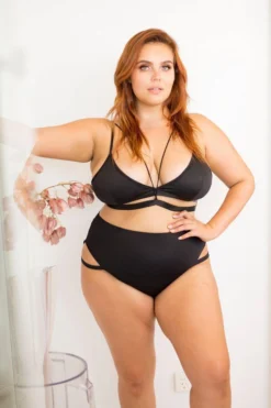 All Pole Wear Lunalae Khloe High Waisted Shorts - Black