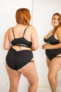 All Pole Wear Lunalae Khloe High Waisted Shorts - Black