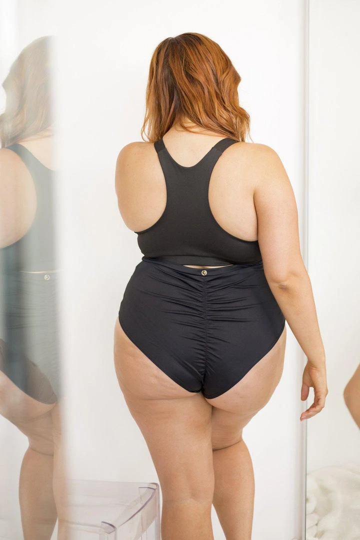 Lunalae High Leg Bottoms - Black All Pole Wear