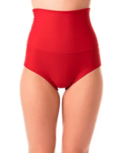 All Pole Wear Dragonfly Betty High-Waisted Shorts - Red