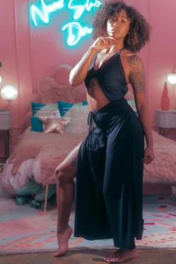 Sustainable Pole Wear Sway Namasway Pants - Black