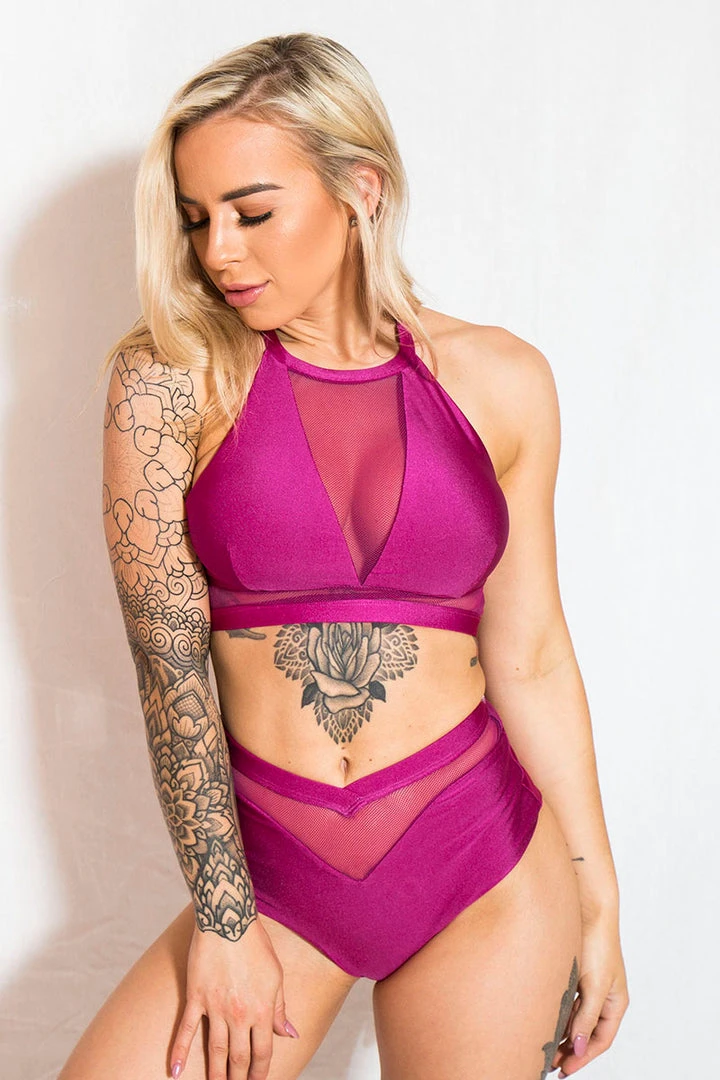 Tatiana Activewear Lucia Shorts - Fuchsia