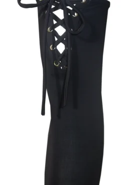 Hamade Activewear Lace-up Thigh High Legwarmers Accessories