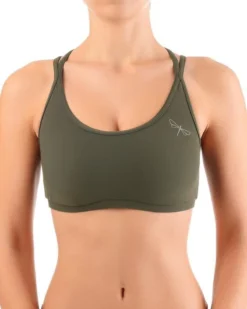 Dragonfly Nicole Top - Khaki All Pole Wear