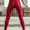 Dragonfly Adrianna Leggings - Velvet Red