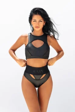 Creatures Of XIX I Slay Sports Bra - Black