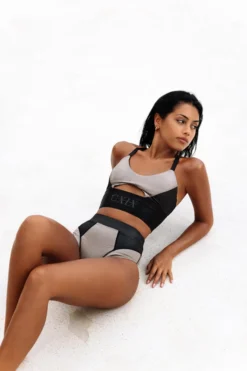 Creatures Of XIX Riding Solo High Waist Bottoms - Black/Mink All Pole Wear