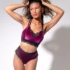 Sorte Velvet Adore Top - Plum