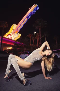 Accessories Paradise Chick Animal Leg Warmers (with Kneepads) - Silver Velvet