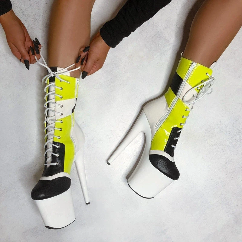 Hella Heels EmpireKicks Sneaker 8inch Boots - Atomic Shoes