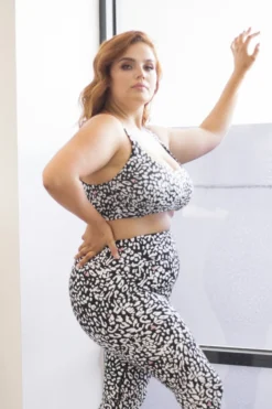 Lunalae Ava Eco Top - Black Leopard