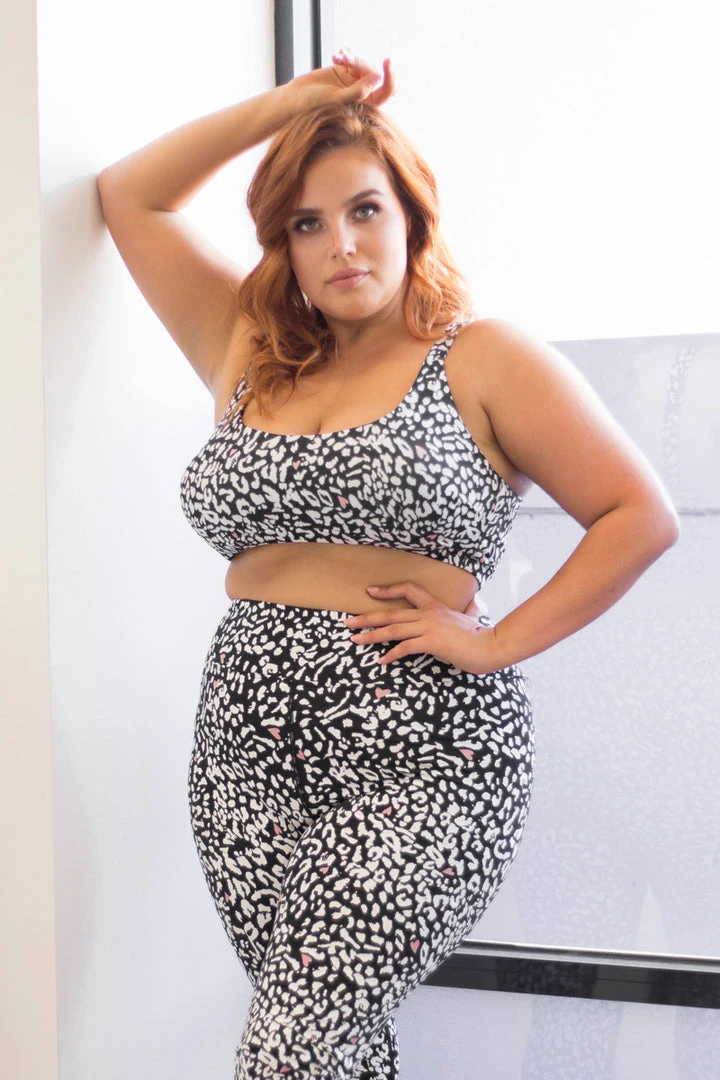 Lunalae Ava Eco Top - Black Leopard