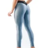 Paradise Chick V-String Leggings - Steel Blue All Pole Wear