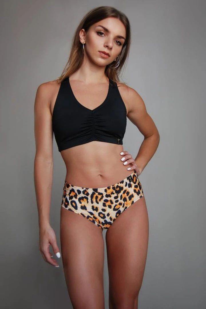 Pole Addict Hot Pants - Sunrise Leopard All Pole Wear