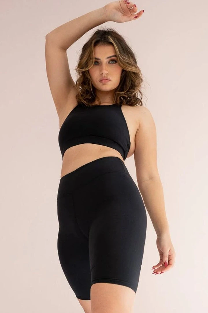 All Pole Wear Lunalae Basic Biker Shorts - Recycled Black