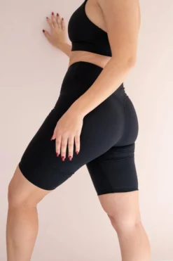 All Pole Wear Lunalae Basic Biker Shorts - Recycled Black