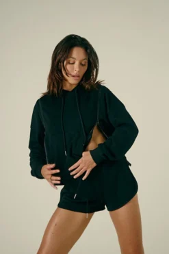 Creatures Of XIX Droptop Zip Hoodie - Black