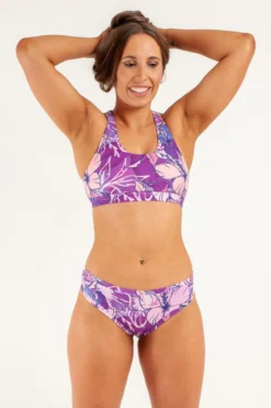 All Pole Wear AMBR Designs Reversible Booty Shorts - Bloom