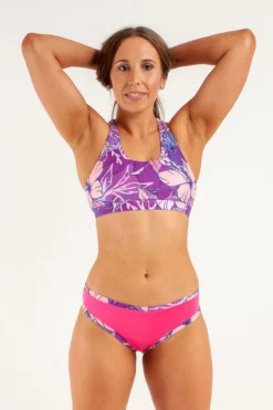 All Pole Wear AMBR Designs Reversible Booty Shorts - Bloom