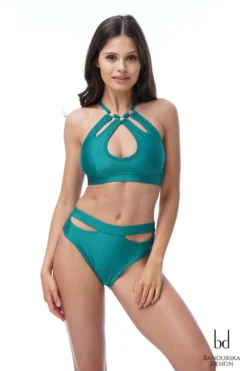Bandurska Buenos Aires Top - Emerald Green