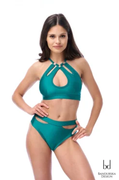 Bandurska Buenos Aires Top - Emerald Green
