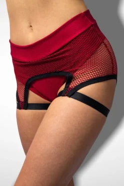 Sorte Coleus Suspender Bottoms - Red All Pole Wear